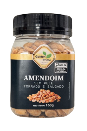 Amendoim Sem Pele Torrado e Salgado